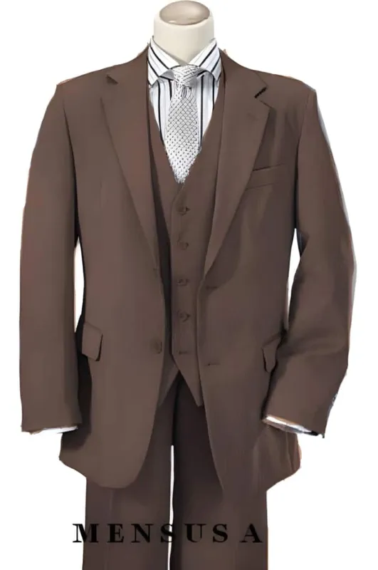 Mens  Brown Wool Suit  - Any Brand Style Size sold by Alberto Nardoni