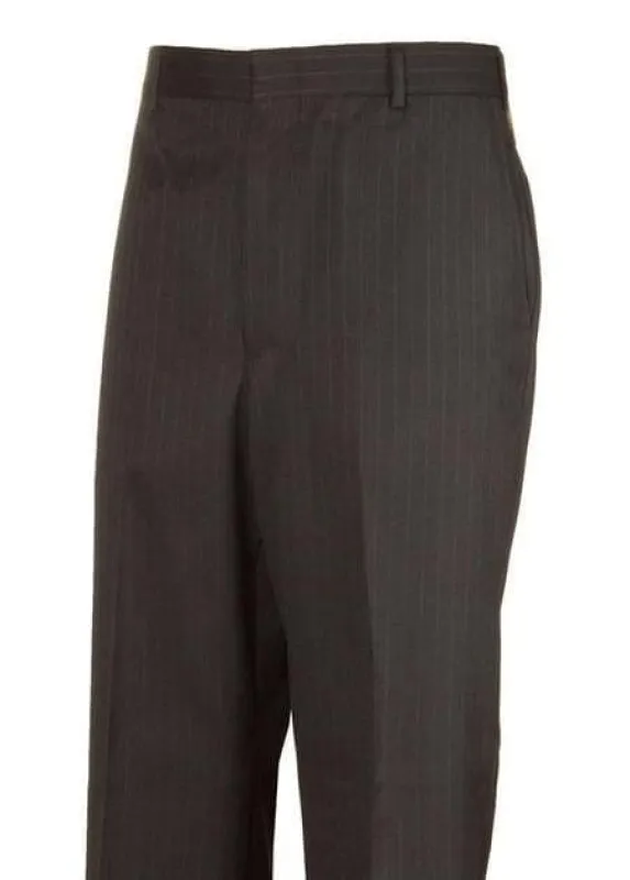 Mens Black Pinstripe Dress Pants - Stripe Slacks - Formal Dressy Occasion Wear sold by Alberto Nardoni