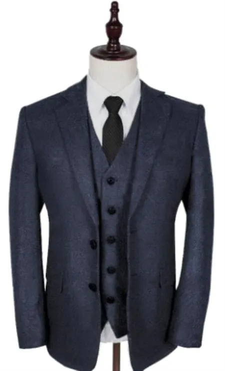 1930s Fashion Tweed ~ Herringbone Pattern - Mens 1930 Suit - 1930s Tuxedo - Gray Suit sold by Alberto Nardoni