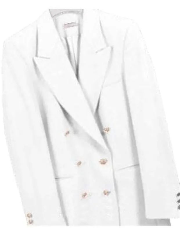 Mens Double Breasted White Dinner Jacket sold by Alberto Nardoni