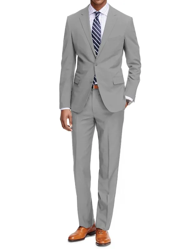 Mens Grey Suit Mens Slim Fit Suit Lt Grey sold by Alberto Nardoni