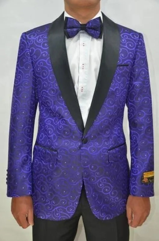 Mens Vegas Purple Tuxedo sold by Alberto Nardoni
