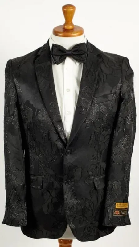 Mens Big and Tall Tuxedo -Black Tuxedo sold by Alberto Nardoni