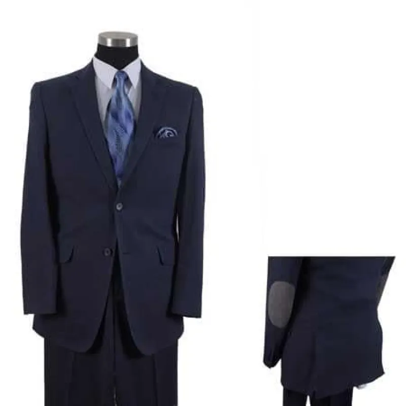 Mens Big and Tall linen Suit -Navy Suit sold by Alberto Nardoni