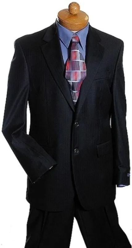 Mens Big and Tall linen Suit -Black Suit made by Alberto Nardoni