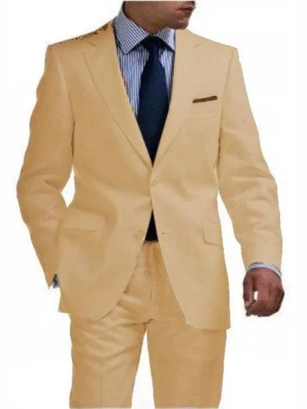 Mens Big and Tall linen Suit -Silver Suit sold by Alberto Nardoni