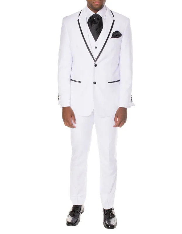 White Prom Suit - White Prom Tuxedo  - White Suit sold by Alberto Nardoni