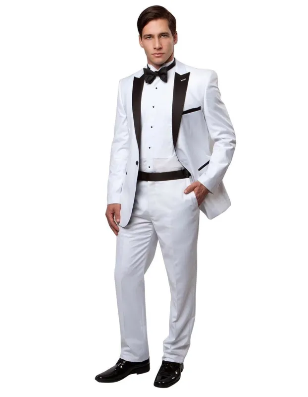 White Prom Suit - White Prom Tuxedo  - White Suit sold by Alberto Nardoni