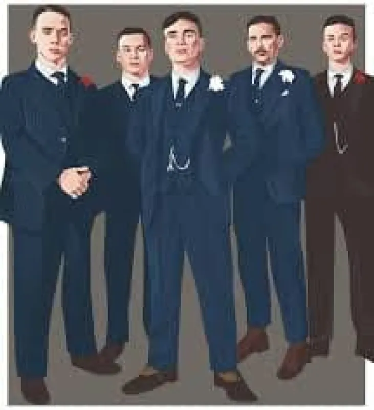 Thomas Shelby Wedding Suit - Peaky Blinder Suit (Plus Hat Included) sold by Alberto Nardoni