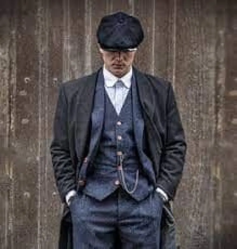 Thomas Shelby Wedding Suit - Peaky Blinder Suit (Plus Hat Included) sold by Alberto Nardoni