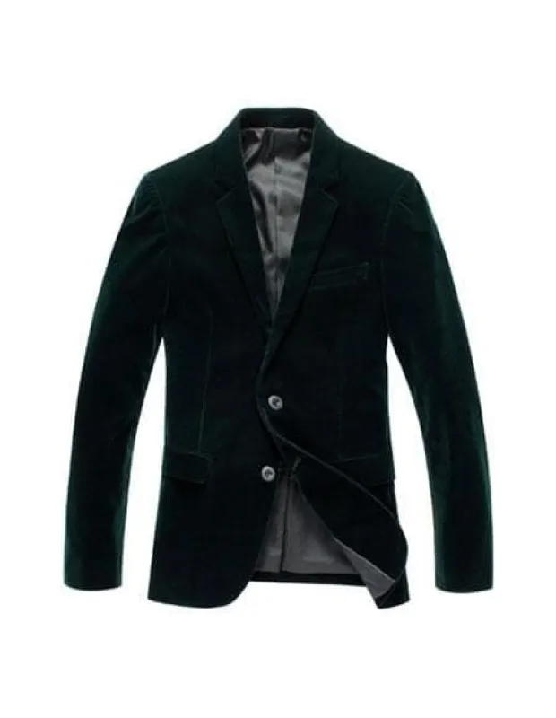 Mens Green Velvet Blazer sold by Alberto Nardoni