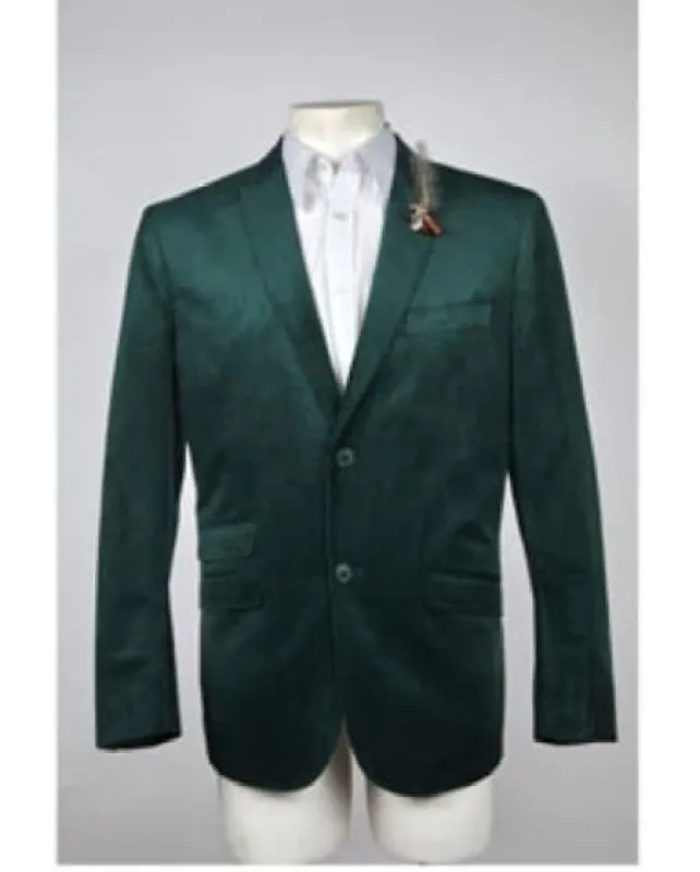 Mens Green Velvet Blazer sold by Alberto Nardoni
