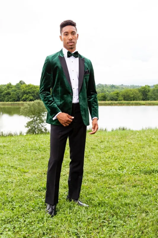 Green Prom Tux - Emerald Green Mens Tuxedos sold by Alberto Nardoni