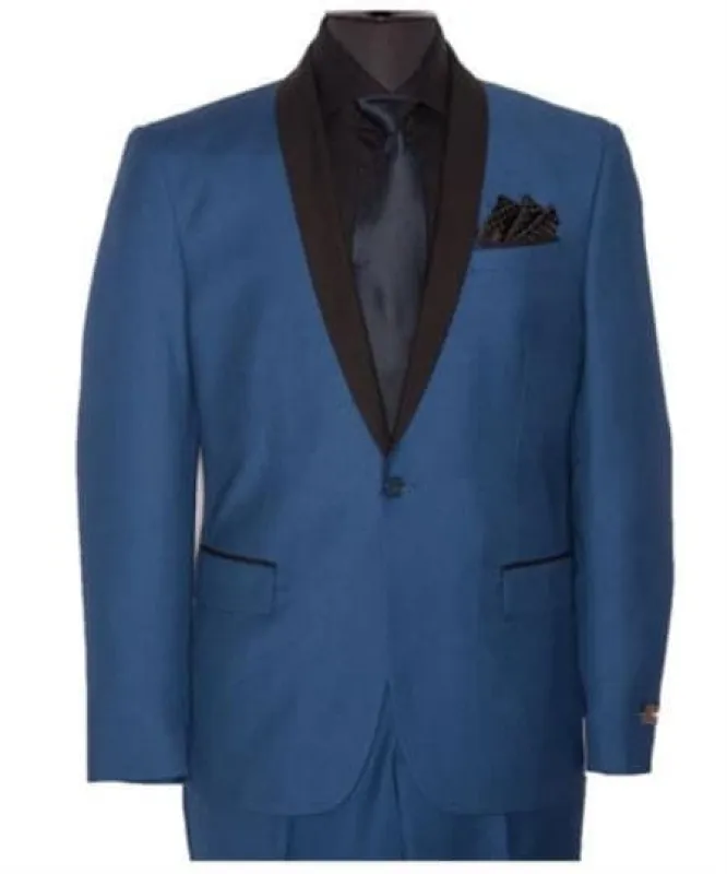 Cheap Tuxedos For Men - Discounted indigo Tuxedos sold by Alberto Nardoni