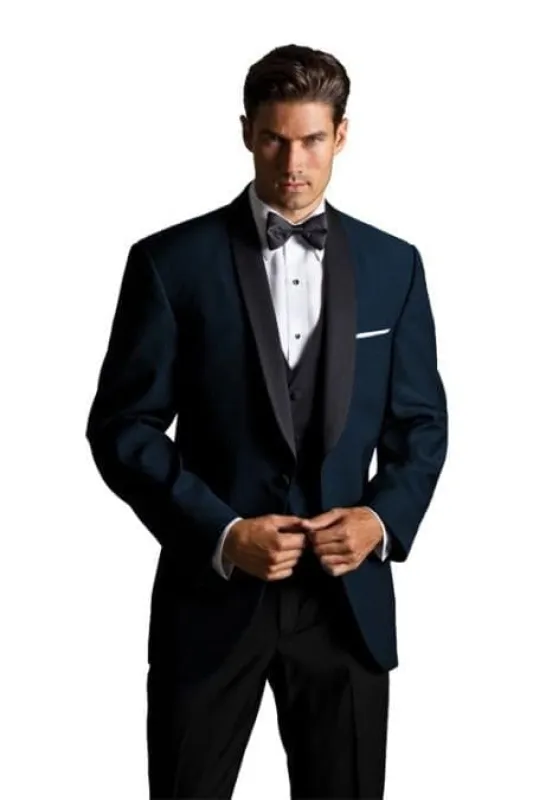 Cheap Tuxedos For Men - Discounted Midnight Blue Tuxedos sold by Alberto Nardoni