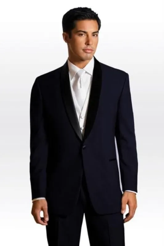 Cheap Tuxedos For Men - Discounted Midnight Blue Tuxedos sold by Alberto Nardoni