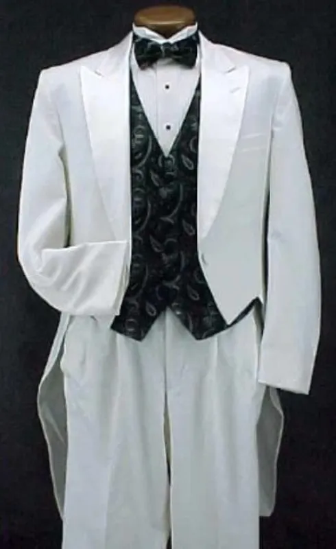 Cheap Tuxedos For Men - Discounted White Tuxedos sold by Alberto Nardoni