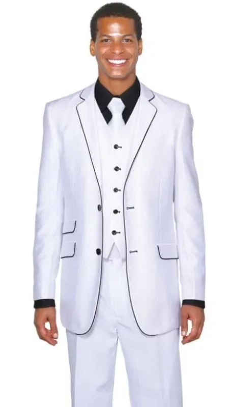 Cheap Tuxedos For Men - Discounted white Tuxedos sold by Alberto Nardoni