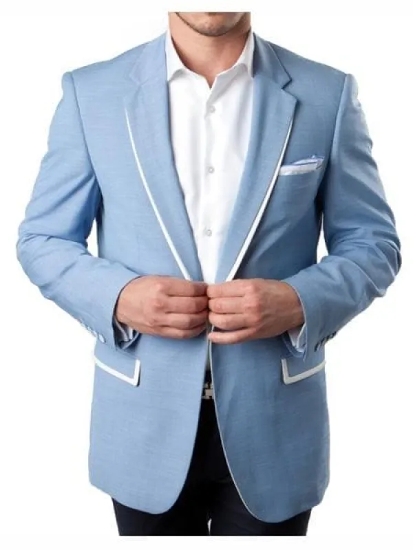 Light Blue Tuxedo - Blue Wedding tuxedo sold by Alberto Nardoni