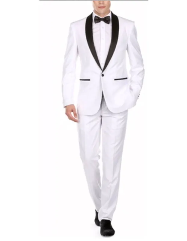White Prom Suit - White Prom Tuxedo  - White Suit sold by Alberto Nardoni