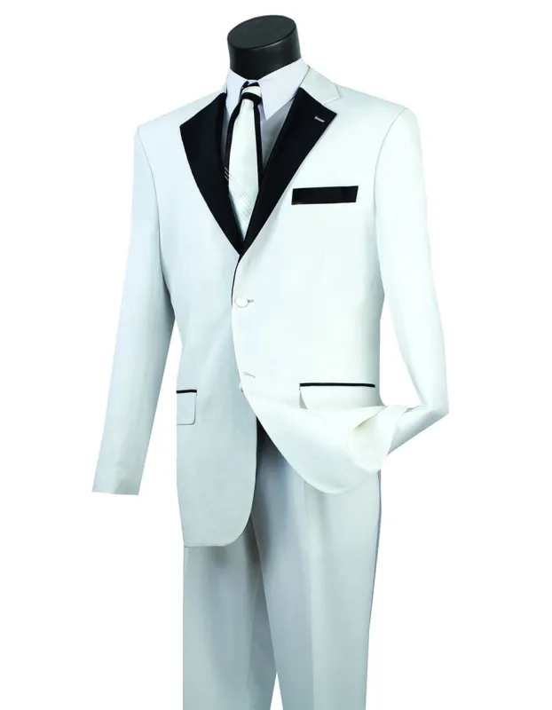 White Prom Suit - White Prom Tuxedo  - White Suit made by Alberto Nardoni