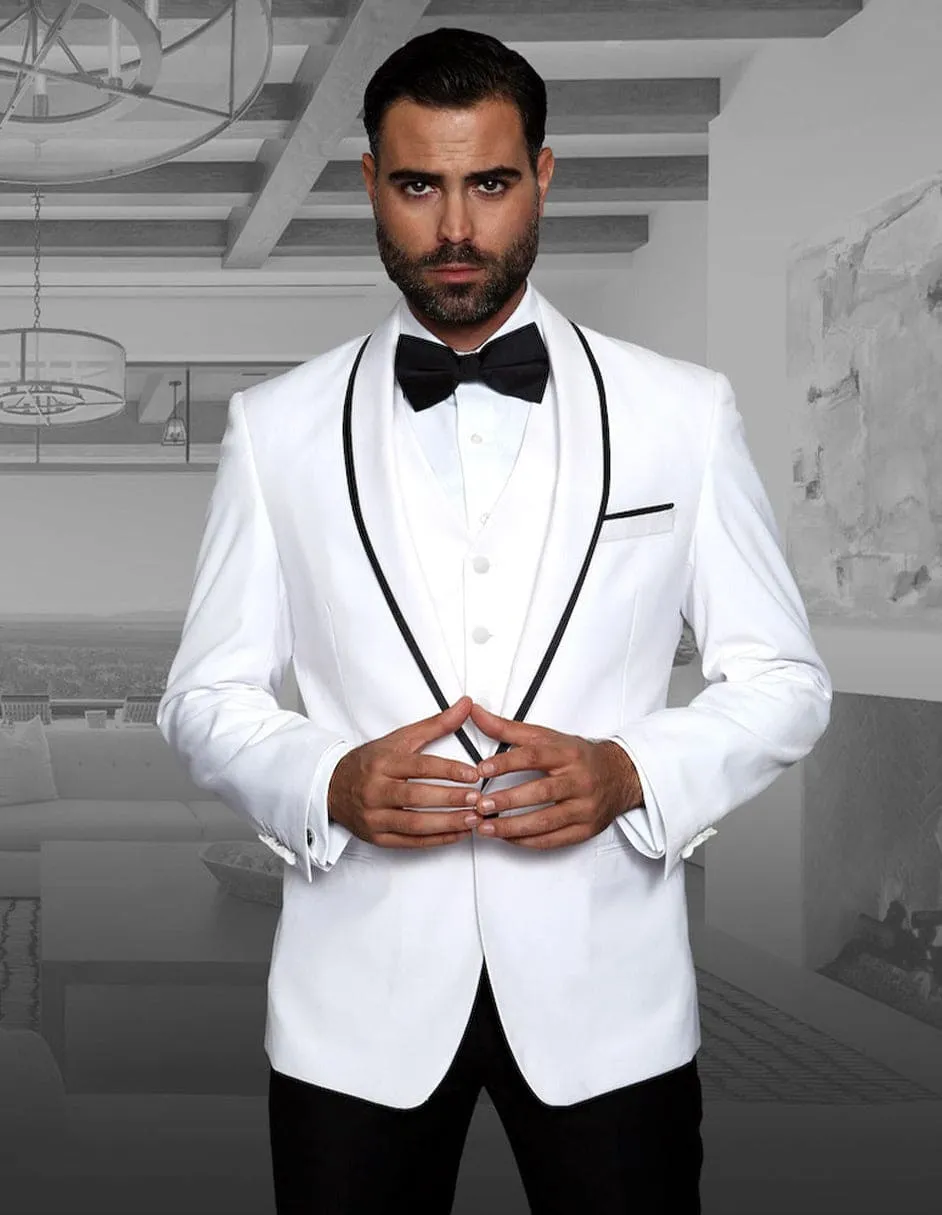 White Prom Suit - White Prom Tuxedo - White Suit sold by Alberto Nardoni