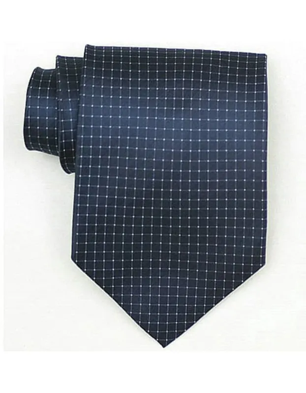 Navy Square Neck Tie sold by Alberto Nardoni