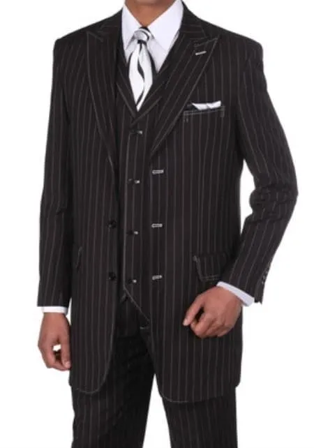 Mens Black Coat sold by Alberto Nardoni