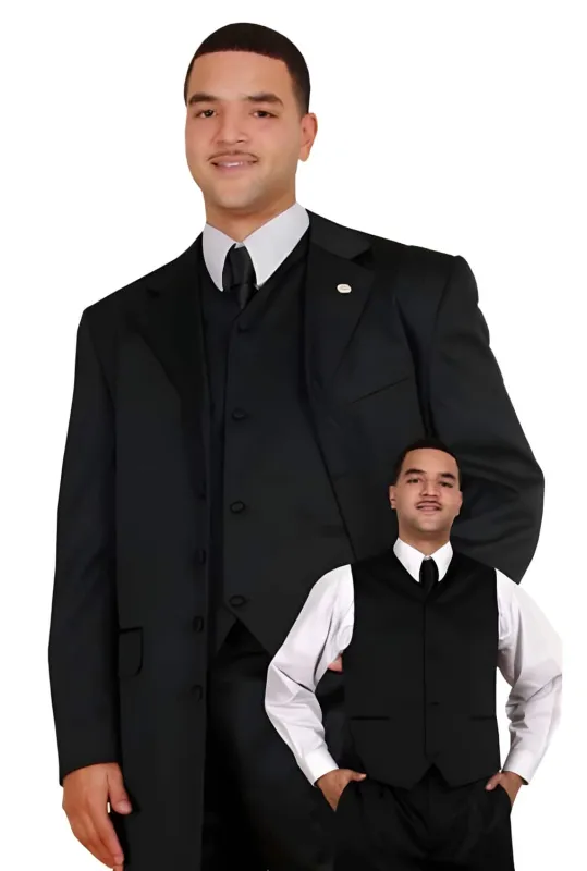 Mens Black Coat made by Alberto Nardoni