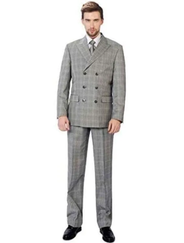 6x3 Double Breasted Suit made by Alberto Nardoni
