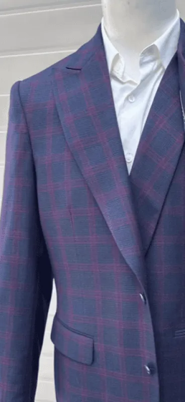 Big And Tall Tweed Jacket Dark Blue Big And Tall Sport Coat sold by Alberto Nardoni
