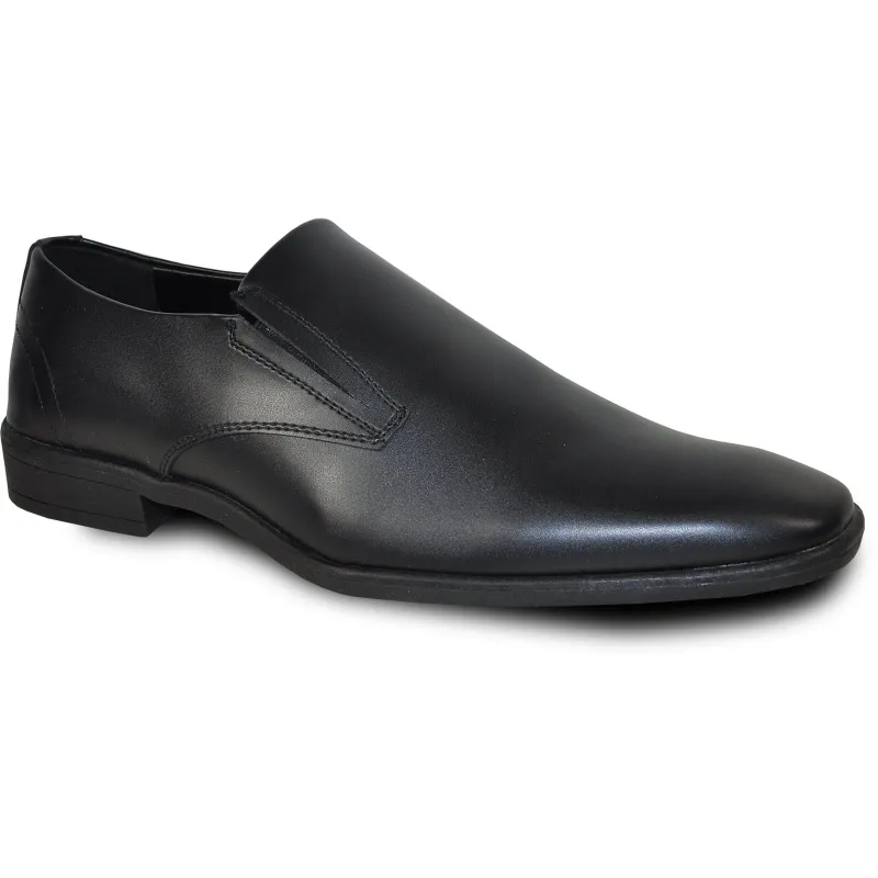 BLACK SQUARE TOE DRESS LOAFER - MEN'S PLAIN POINTY STYLE sold by Alberto Nardoni