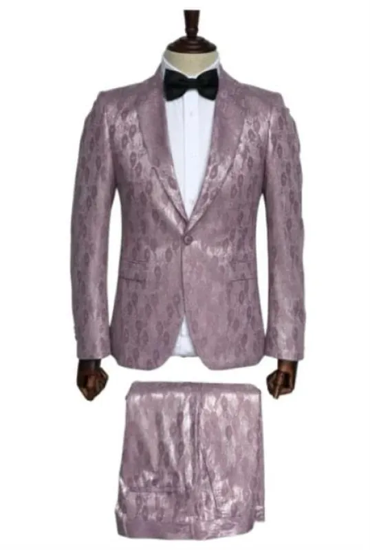 Lavender Paisley Suit - Fashion Prom Tuxedo - Wedding Suit sold by Alberto Nardoni