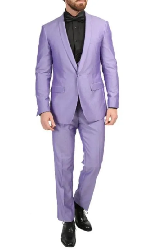 Mens Lavender Tuxedo made by Alberto Nardoni