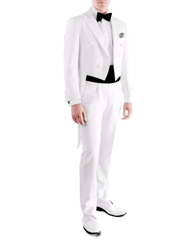 Suit With Tails - Long Tail Suit - Mens Tailcoat - Tail Coat Tuxedo sold by Alberto Nardoni