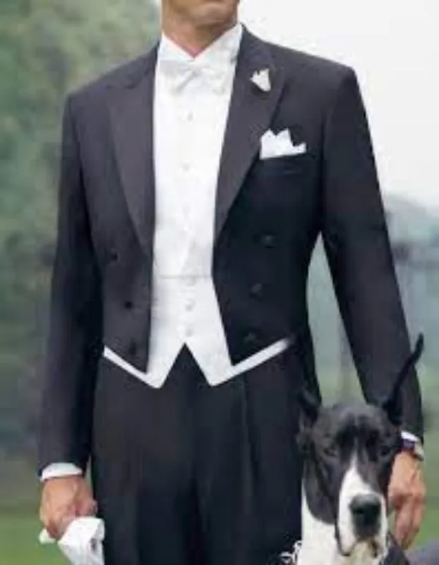 Suit With Tails - Long Tail Suit - Mens Tailcoat - Tail Coat Tuxedo sold by Alberto Nardoni