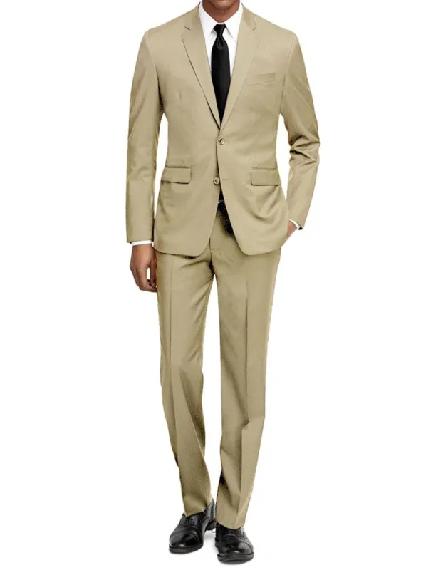 Mens Slim Fit Suit Beige sold by Alberto Nardoni
