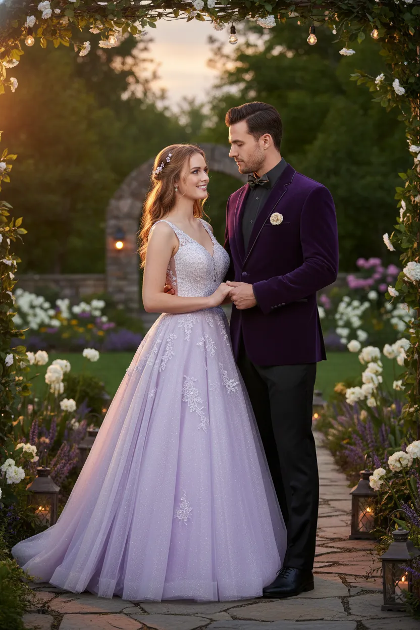 Mens Purple Velvet Blazer Luxury Slim Fit Formal Jacket with Black Satin Trim Tuxedo Dinner Jacket sold by Alberto Nardoni product image thumbnail 2