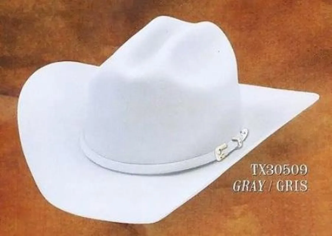 Gray Cowboy Western 4X Felt Hats Texas Style sold by Alberto Nardoni