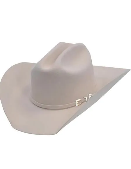 BEAVER FELT Castor (made from felted beaver fur) Los Altos Hats-Valentin Style Cowboy Hat 10x Available Los Altos Hats sold by Alberto Nardoni