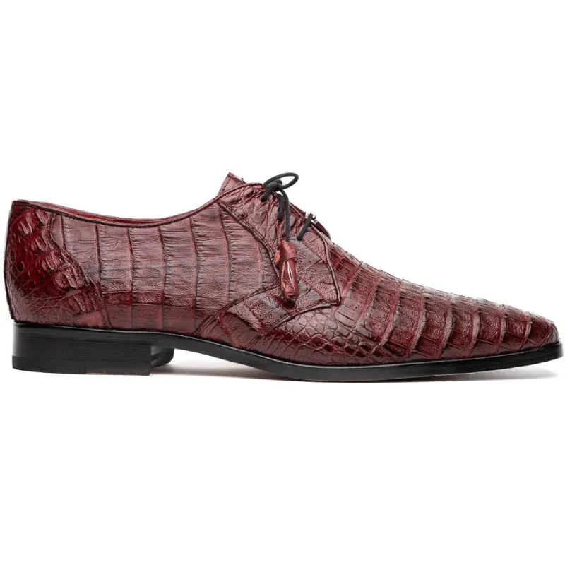 Marco Di Milano Lacio Wine Caiman Crocodile Derby sold by Alberto Nardoni