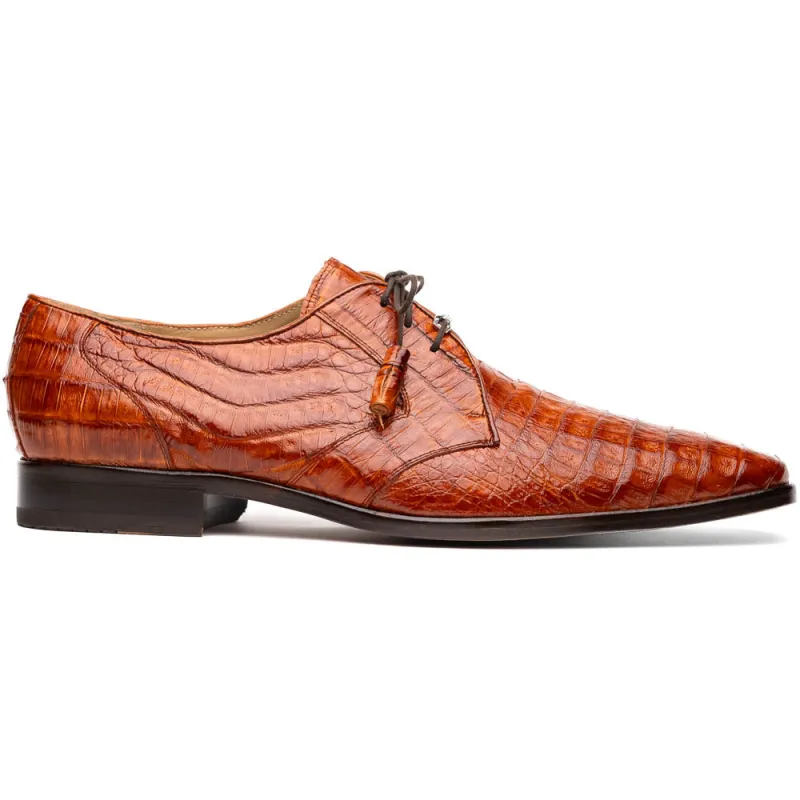Marco Di Milano Lacio Brandy Caiman Crocodile Derby sold by Alberto Nardoni