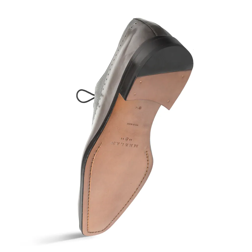 Mezlan Postdam Deerskin Calfskin Shoes Grey (16409) sold by Alberto Nardoni product image thumbnail 3