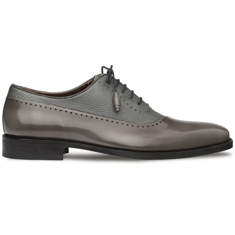 Mezlan Postdam Deerskin Calfskin Shoes Grey (16409) sold by Alberto Nardoni