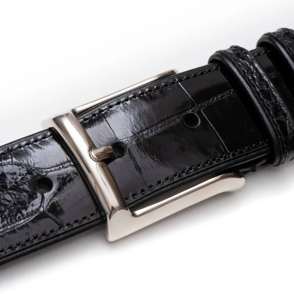 Mezlan Alligator Belt Black (AO7907) sold by Alberto Nardoni
