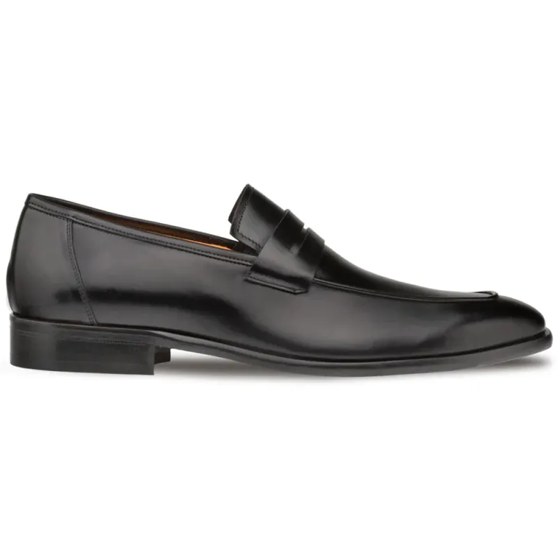 Mezlan Calfskin Penny Loafers Black (E20243) sold by Alberto Nardoni