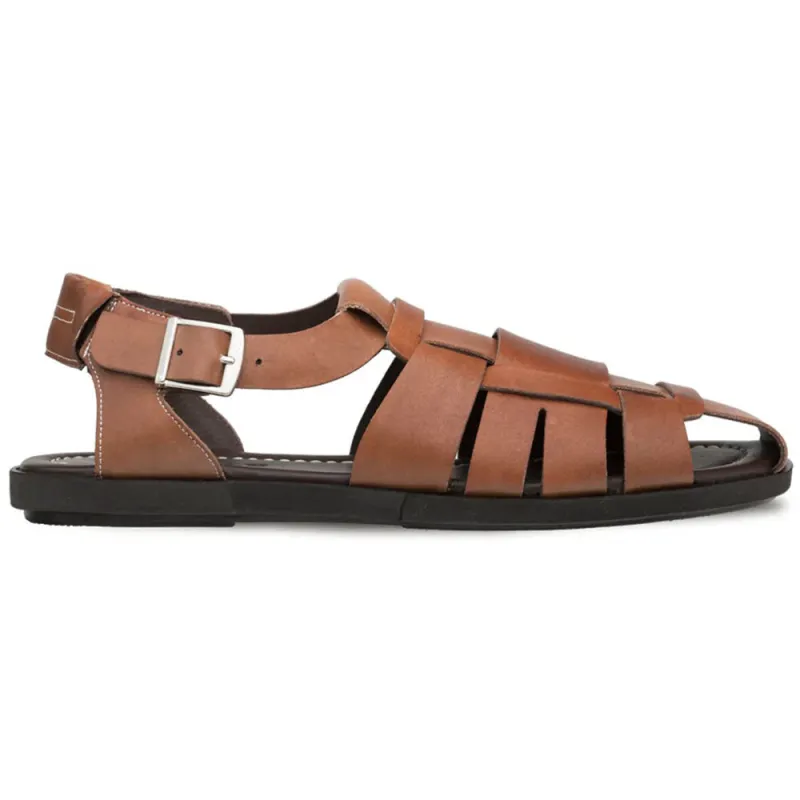 Mezlan Fisherman Sandals Cognac (R20257) sold by Alberto Nardoni