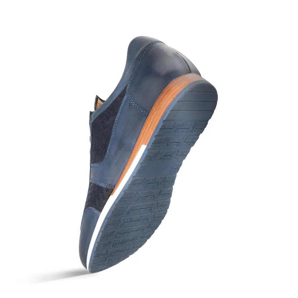 Mezlan Maxim Calfskin Sneakers Blue (9463) sold by Alberto Nardoni product image thumbnail 3