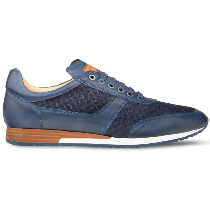 Mezlan Maxim Calfskin Sneakers Blue (9463) sold by Alberto Nardoni