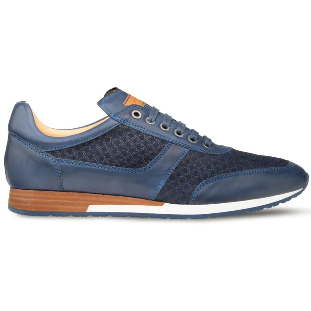 Mezlan Maxim Calfskin Sneakers Blue (9463) sold by Alberto Nardoni
